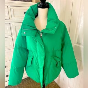 Pistola Kelly Green Puffer Coat